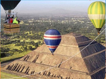 Teotihuacan Hot-Air Balloon